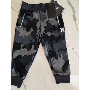 Hurley Boys Grey Camo Jogger Pants 2T NWT 2O-DRI Athletic Sweatpants